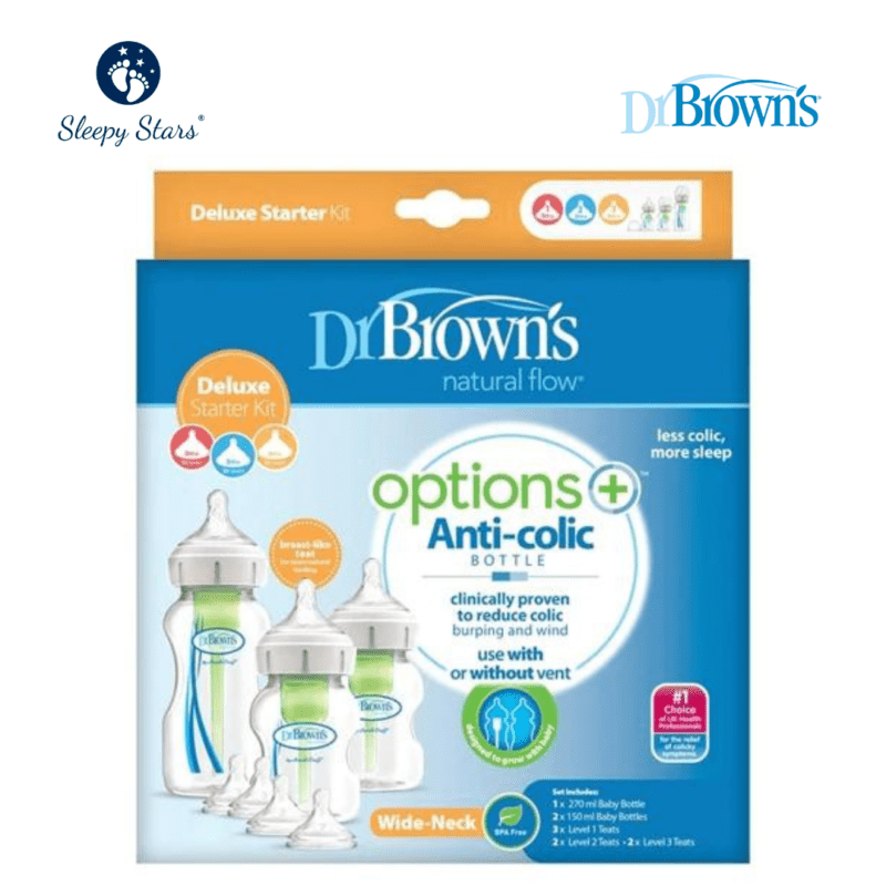 Sleepy Stars - Dr Brown’s Options+ Anti Colic Bottle Deluxe Starter Kit - Image 2